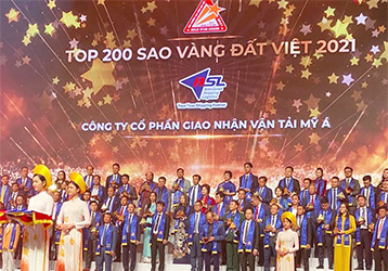 ASL LOGISTICS IS HONORED TO RECEIVE THE VIETNAM GOLD STAR AWARD 2021: TOP 200 TYPICAL VIETNAMESE BRANDS.